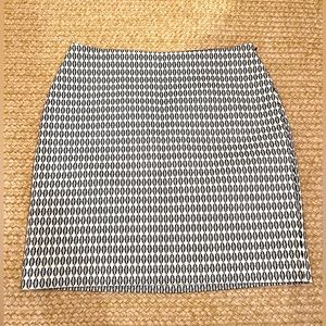 Ann Taylor Patterned A-Line Skirt